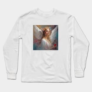 white angel will talk to your heart Long Sleeve T-Shirt